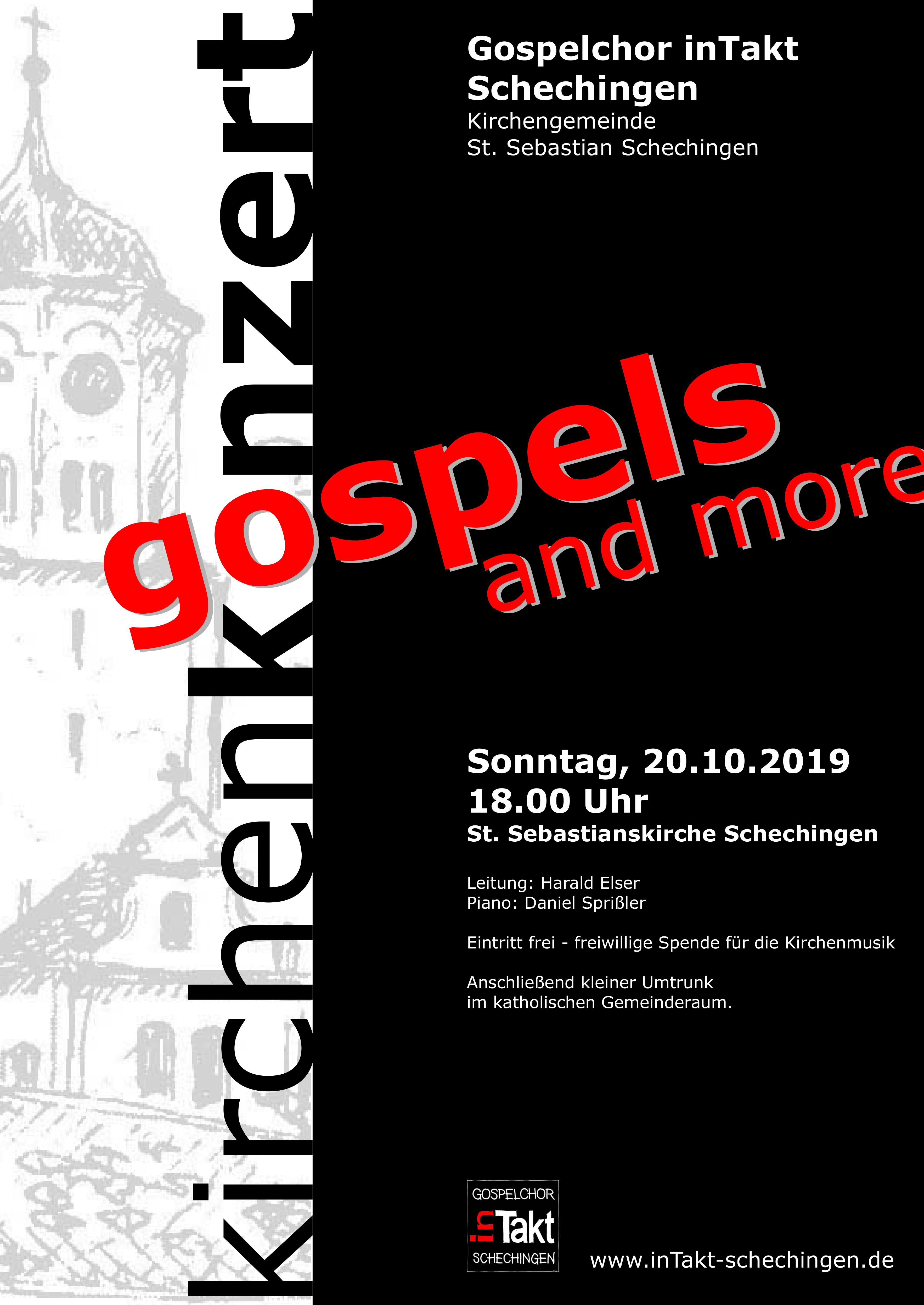 Plakat Kirchenkonzert 2019